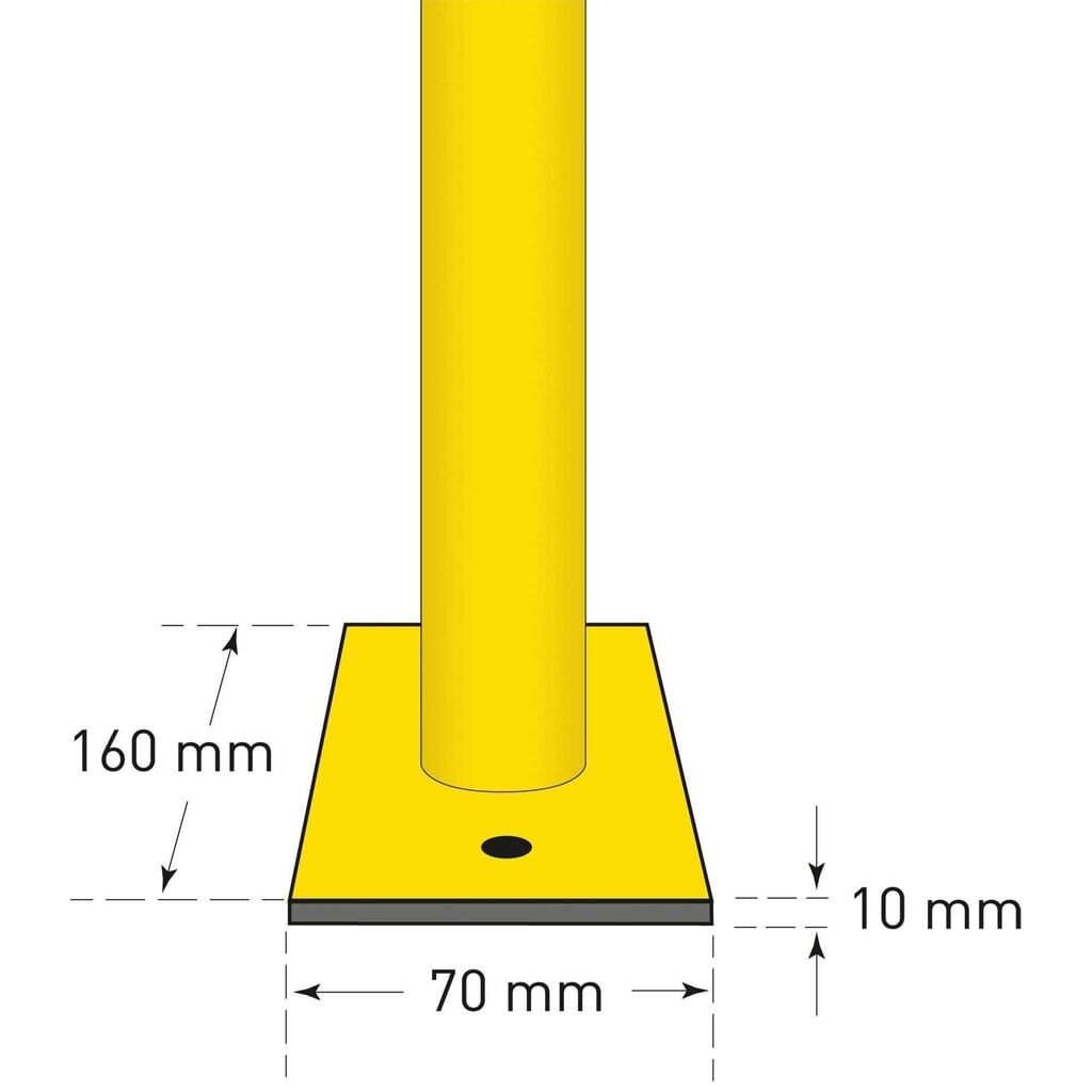 Zdjęcie produktu nr 3: Kabłąk ochronny, do zastosowań w pomieszczeniach, wys. x szer. 1000 x 2000 mm