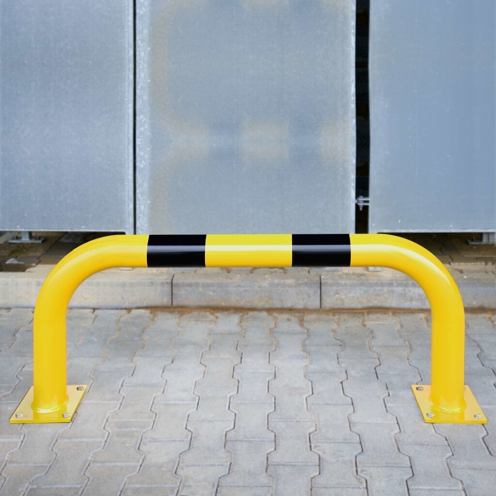 Kabłąk przeciwuderzeniowy do zastosowań na zewnątrz, Ø 108 mm, wys. x szer. 600 x 1500 mm Zdjęcie produktu: Kabłąk przeciwuderzeniowy do zastosowań na zewnątrz, Ø 108 mm, wys. x szer. 600 x 1500 mm