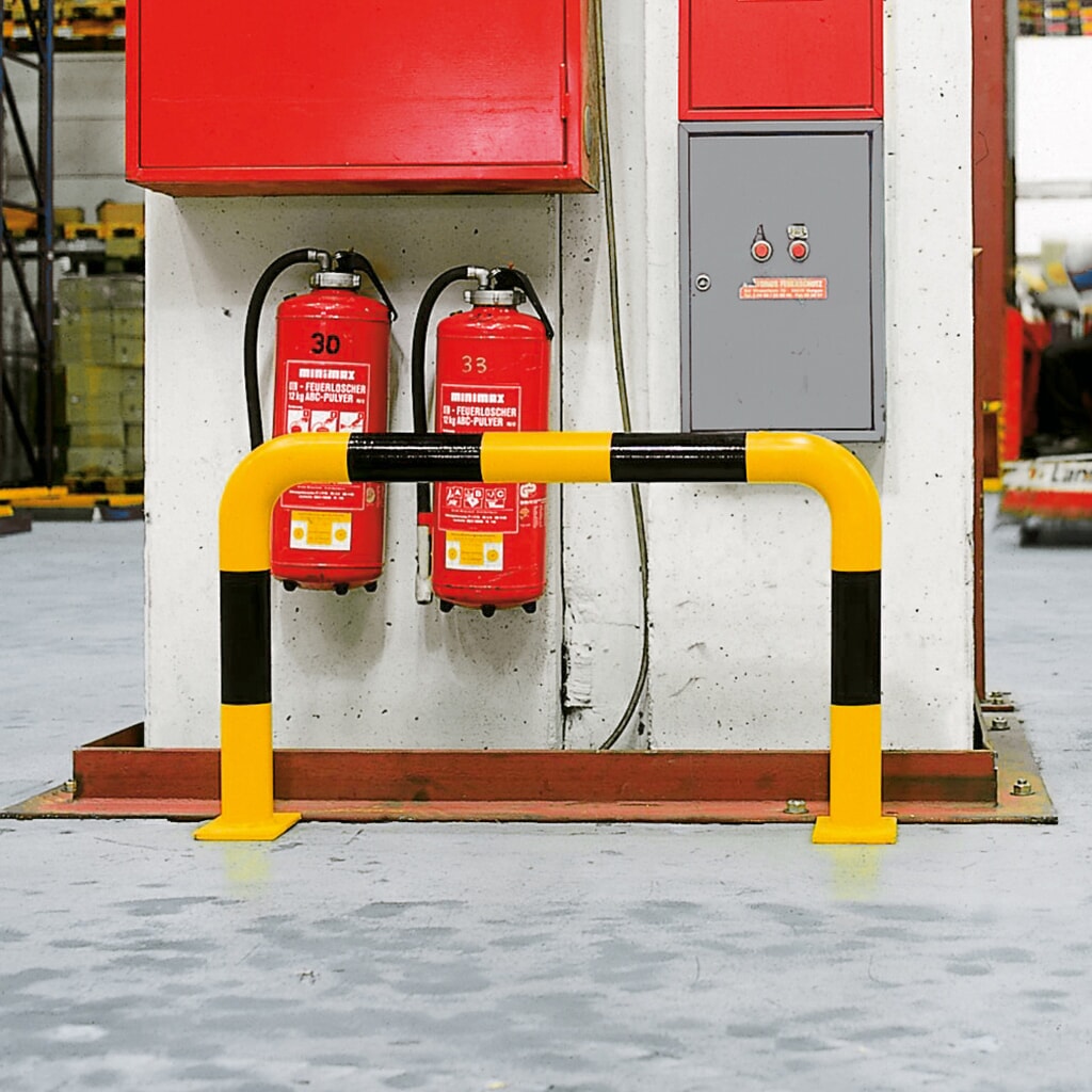 Zdjęcie produktu nr 4: Kabłąk przeciwuderzeniowy do zastosowań w pomieszczeniach, Ø 76 mm, wys. x szer. 1200 x 2000 mm