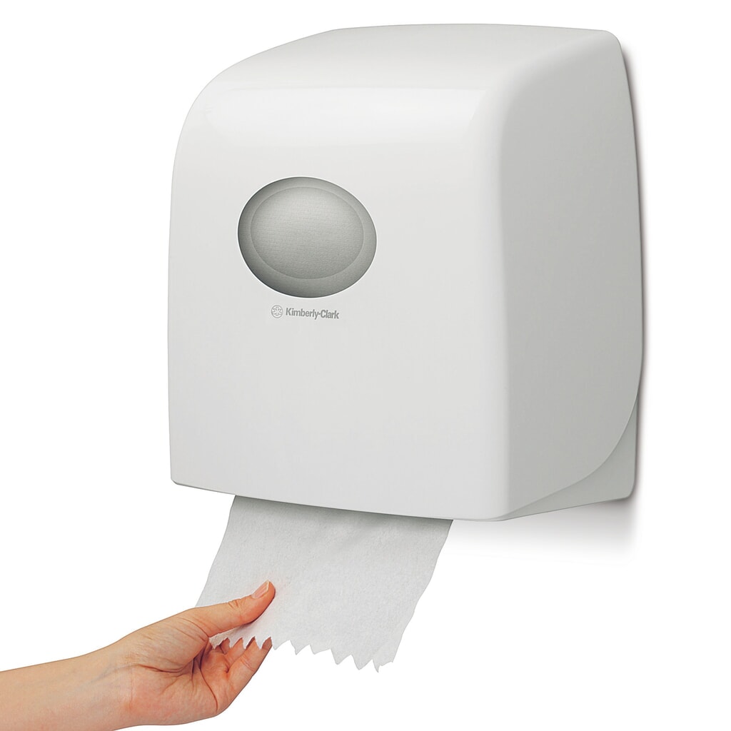 Kimberly-Clark® SLIMROLL dozownik ręczników rolkowych, mały Zdjęcie produktu: Kimberly-Clark® SLIMROLL dozownik ręczników rolkowych, mały