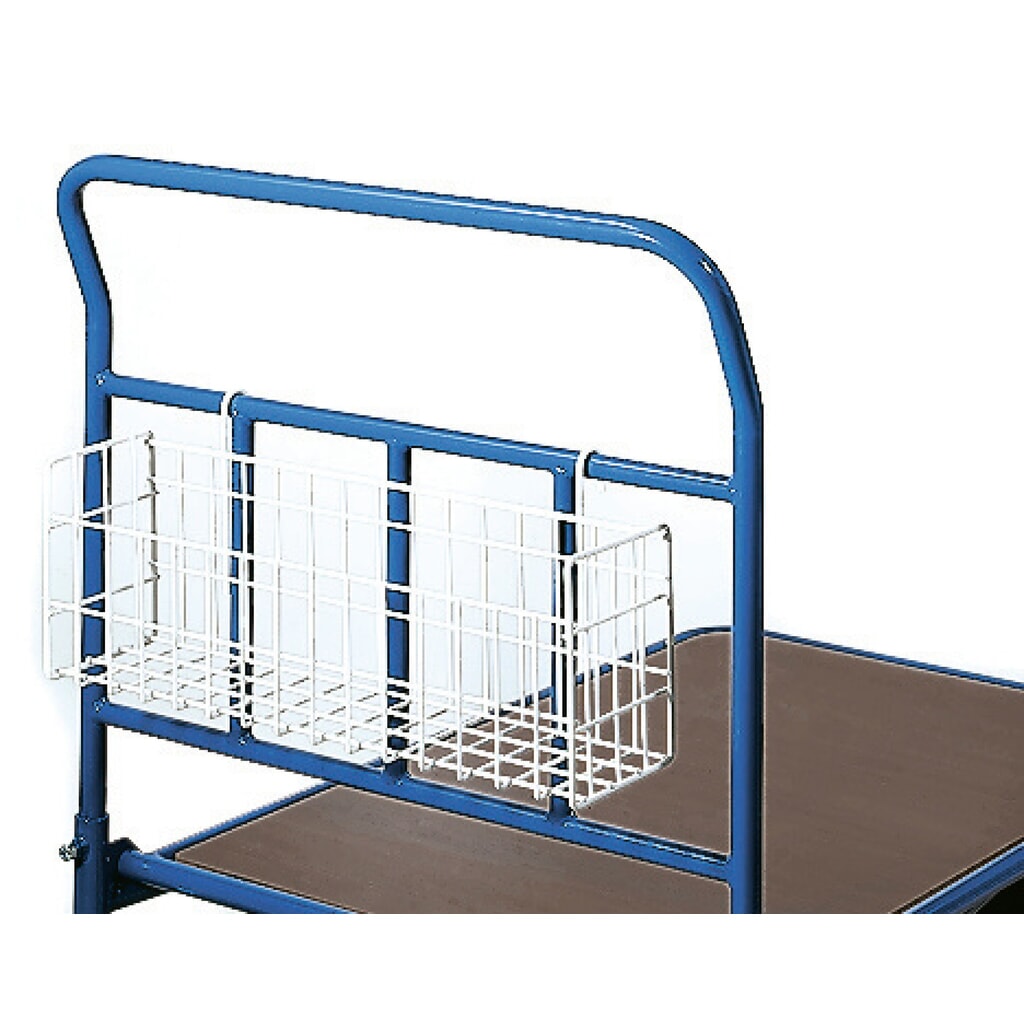 Kosz siatkowy na drobne elementy do wózka Cash-'n'-Carry fetra®, wys. x szer. x gł. 200 x 600 x 140 mm Zdjęcie produktu: Kosz siatkowy na drobne elementy do wózka Cash-'n'-Carry fetra®, wys. x szer. x gł. 200 x 600 x 140 mm