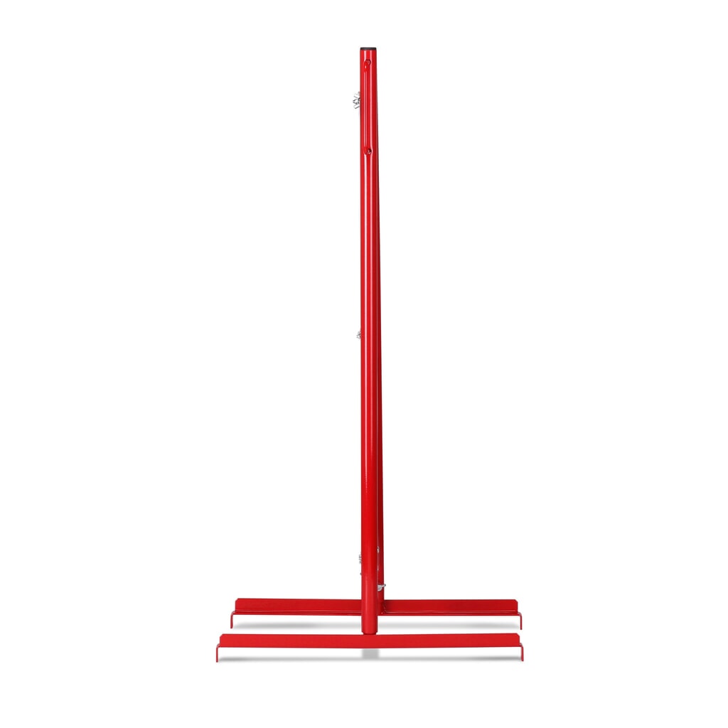 Zdjęcie produktu nr 3: Krata nożycowa, obustronna podstawa, szerokość 3600 mm, czerwona/biała