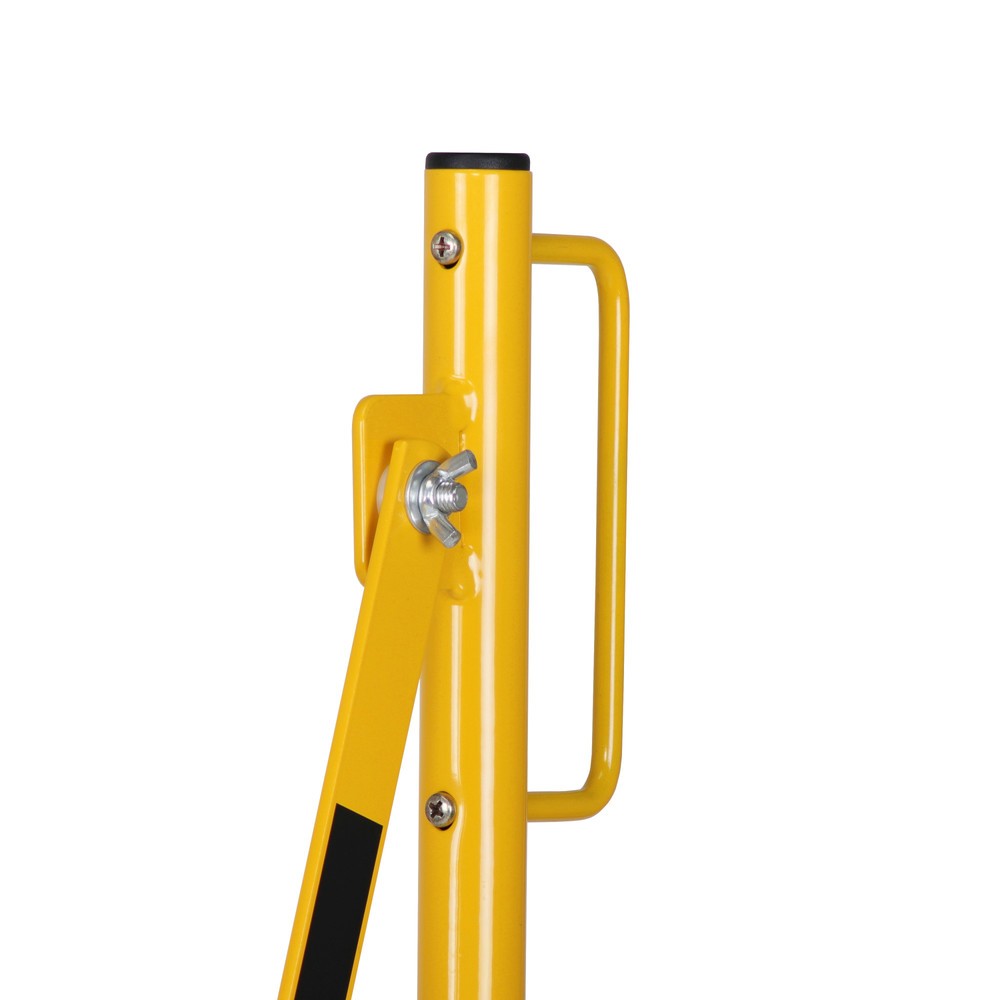 Zdjęcie produktu nr 9: Krata nożycowa, obustronne rolki, szerokość 3600 mm, czarna/żółta
