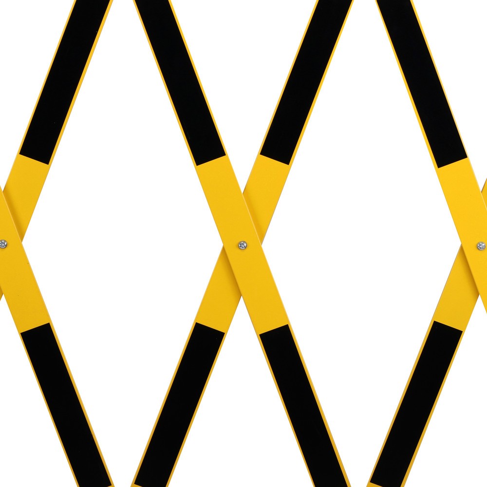 Zdjęcie produktu nr 9: Krata nożycowa, obustronna podstawa, szerokość 4000 mm, czarna/żółta