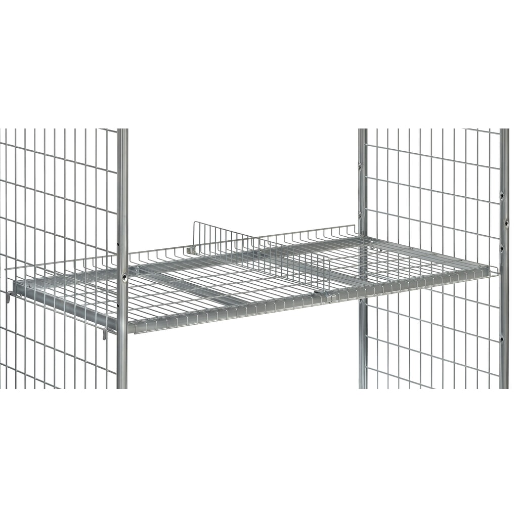 Kratka działowa do półki z kratki drucianej do wózka do kompletacji fetra®, szerokość 510 mm Zdjęcie produktu: Kratka działowa do półki z kratki drucianej do wózka do kompletacji fetra®, szerokość 510 mm