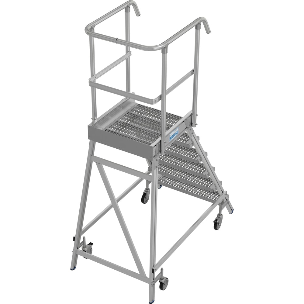 Zdjęcie produktu nr 15: Mobilna drabina z podestem KRAUSE® STABILO, jednostronna, krata profilowa R13, 6 stopni