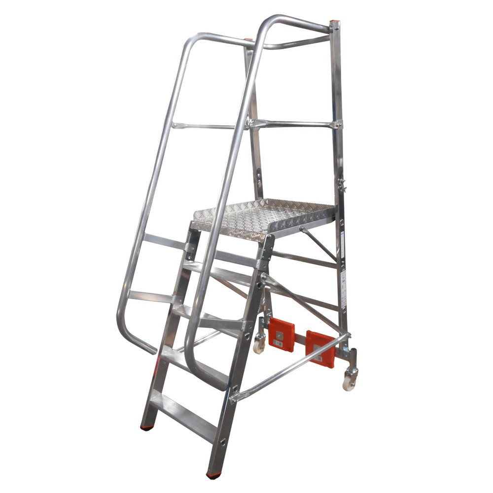 Zdjęcie produktu nr 1: Drabina teleskopowa KRAUSE® STABILO Vario, balast 20 kg, wysokość w stanie stojącym 1,10 m