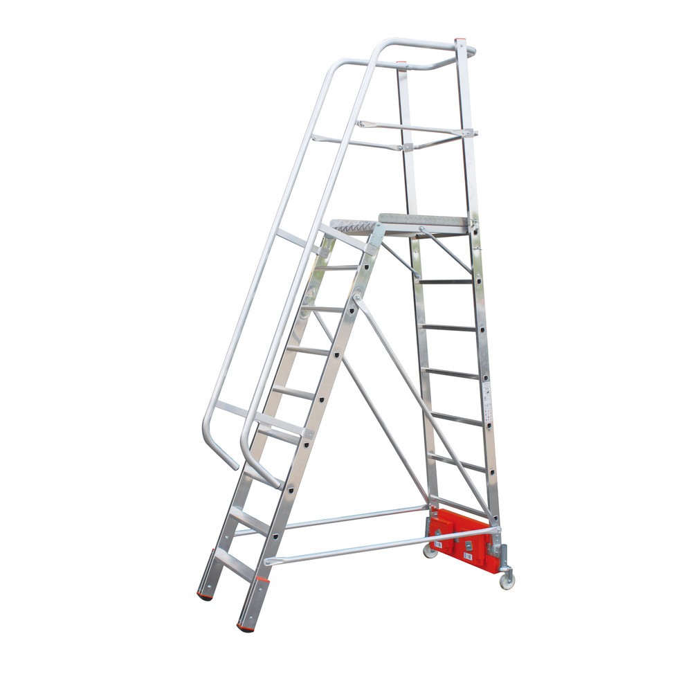 Zdjęcie produktu nr 1: Drabina teleskopowa KRAUSE® STABILO Vario, balast 80 kg, wysokość w stanie stojącym 2,10 m