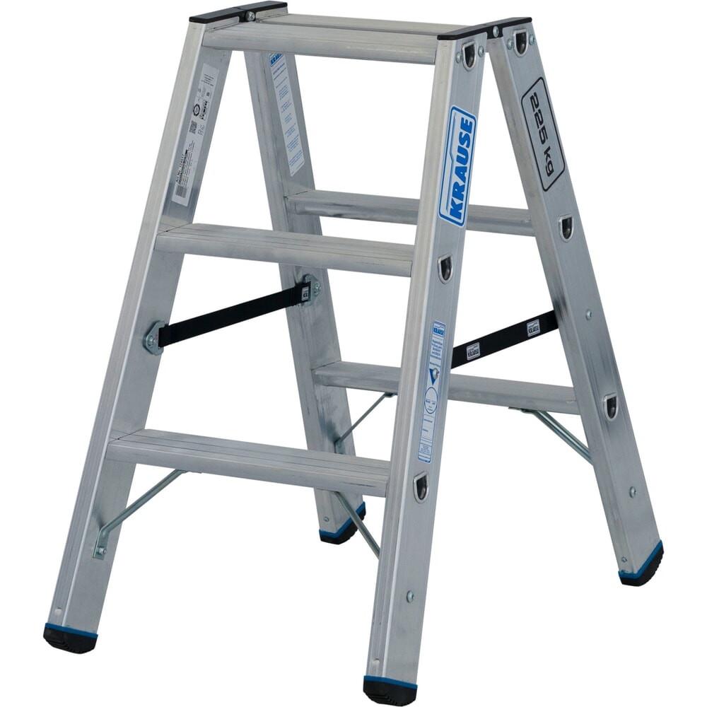 Zdjęcie produktu nr 8: Drabina ze stopniami wolnostojąca KRAUSE® STABILO, dwustronna, udźwig 225 kg, 2 x 3 stopnie