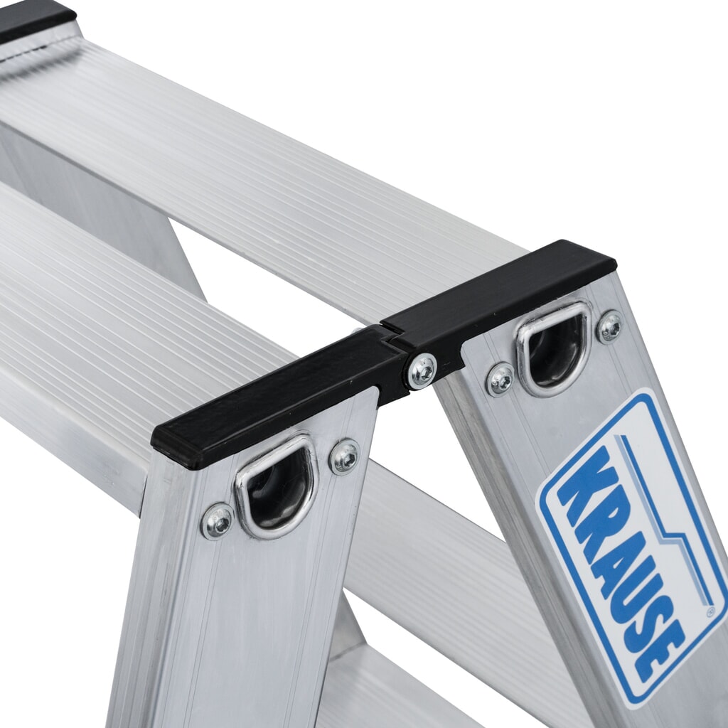 Drabina ze stopniami wolnostojąca KRAUSE® STABILO, dwustronna, udźwig 225 kg, 2 x 5 stopni Zdjęcie produktu nr 9: Drabina ze stopniami wolnostojąca KRAUSE® STABILO, dwustronna, udźwig 225 kg, 2 x 5 stopni