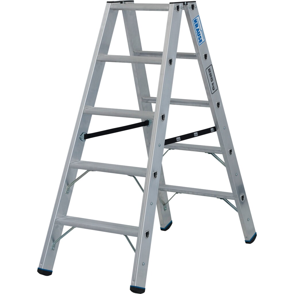 Zdjęcie produktu nr 13: Drabina ze stopniami wolnostojąca KRAUSE® STABILO, dwustronna, udźwig 225 kg, 2 x 5 stopni