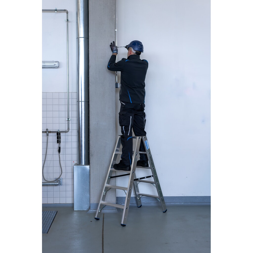 Drabina ze stopniami wolnostojąca KRAUSE® STABILO, dwustronna, udźwig 225 kg, 2 x 5 stopni Zdjęcie produktu nr 14: Drabina ze stopniami wolnostojąca KRAUSE® STABILO, dwustronna, udźwig 225 kg, 2 x 5 stopni