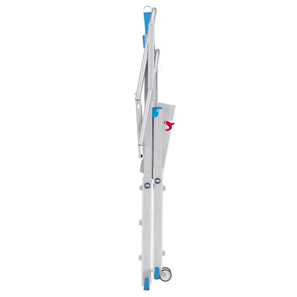 Zdjęcie produktu nr 15: Drabina z podestem teleskopowa KRAUSE® STABILO z dużą platformą SkyMatic, 3–5 szczebli
