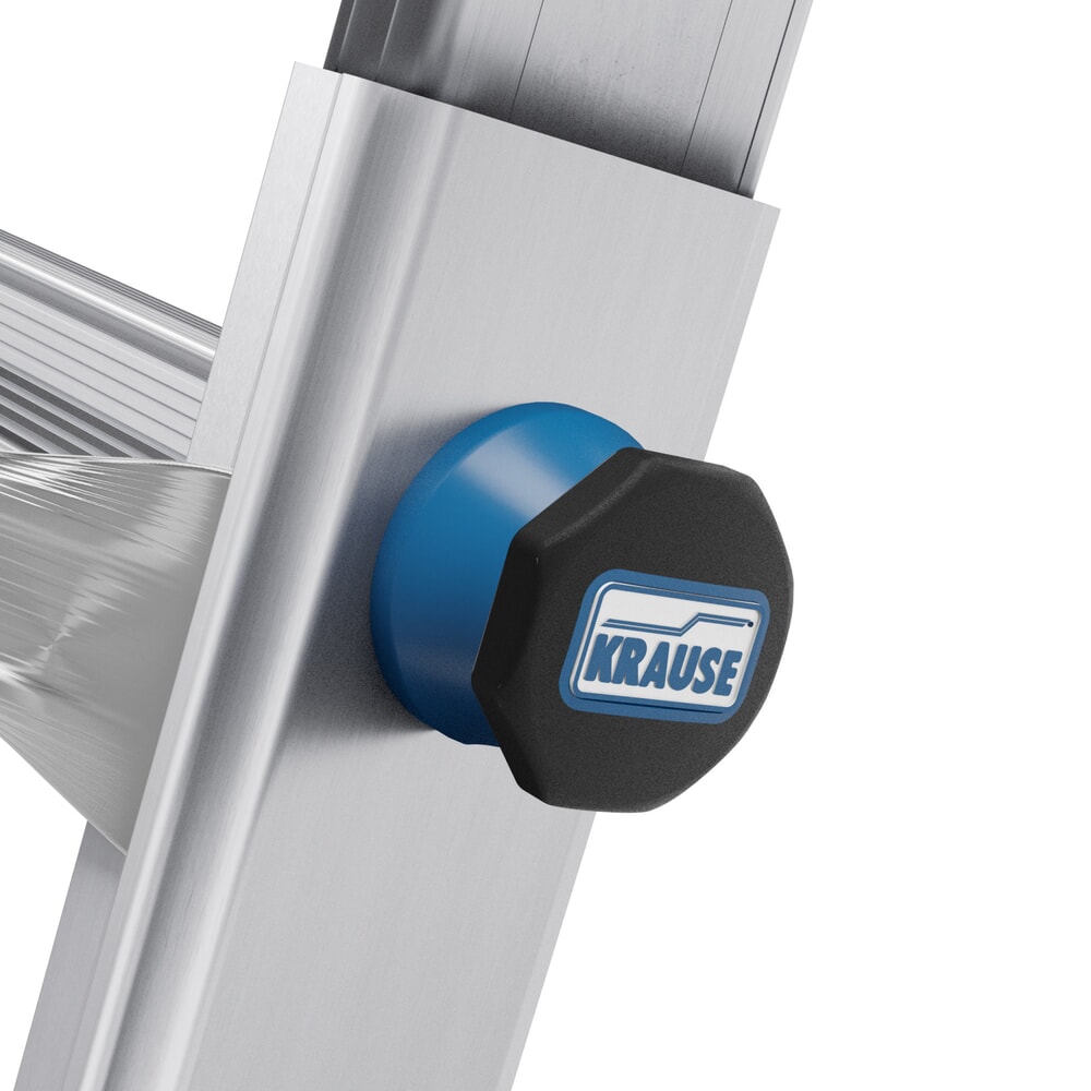 Zdjęcie produktu nr 20: Drabina z podestem teleskopowa KRAUSE® STABILO z dużą platformą SkyMatic, 3–5 szczebli