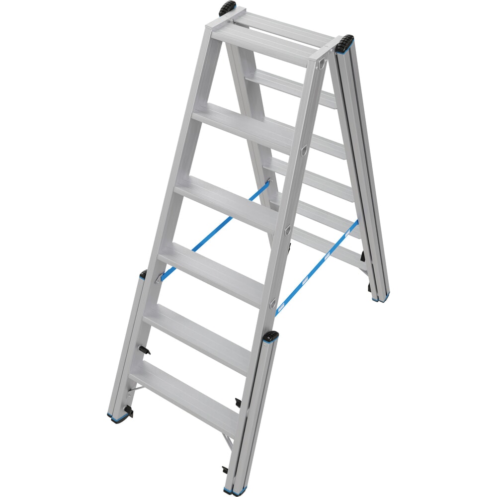 Zdjęcie produktu nr 16: Drabina teleskopowa KRAUSE® STABILO ze stopniami, dwustronna, 2 x 6 stopni