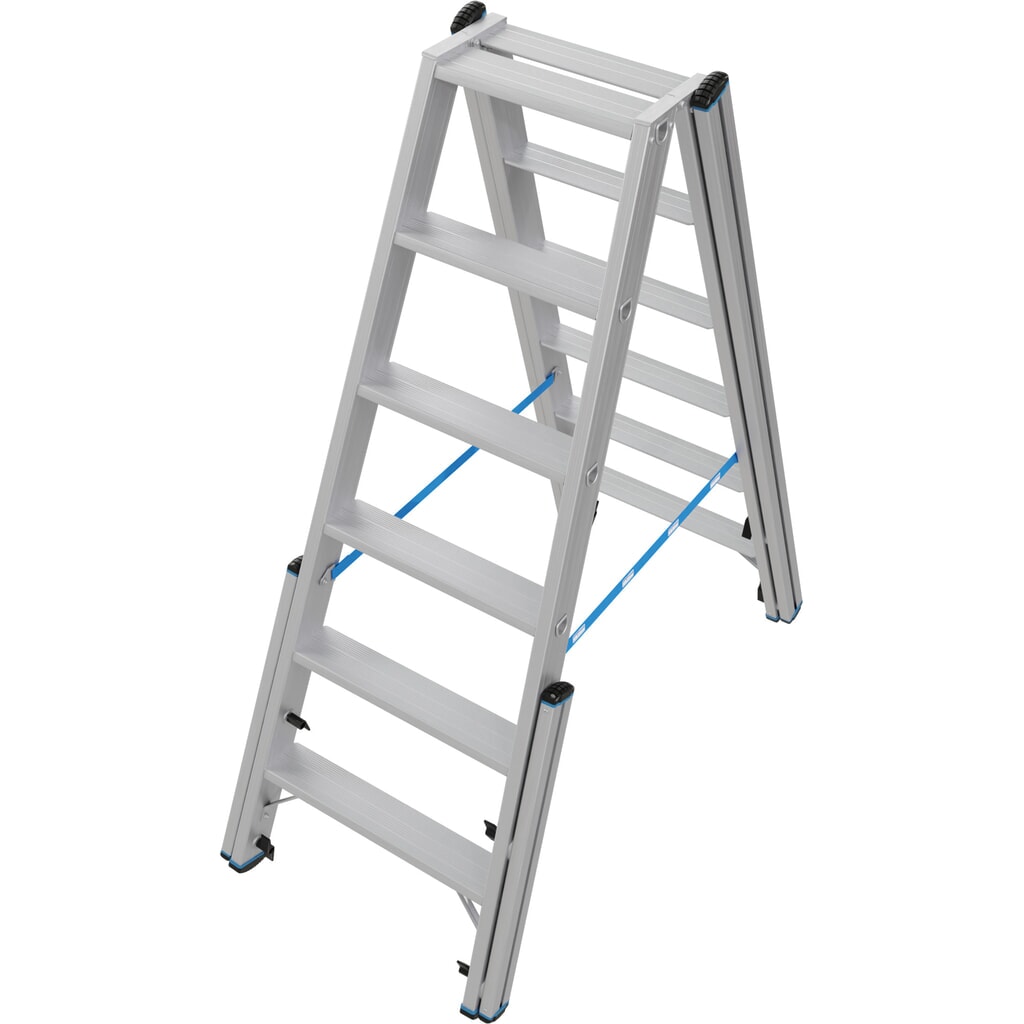 Zdjęcie produktu nr 4: Drabina teleskopowa KRAUSE® STABILO ze stopniami, dwustronna, 2 x 6 stopni