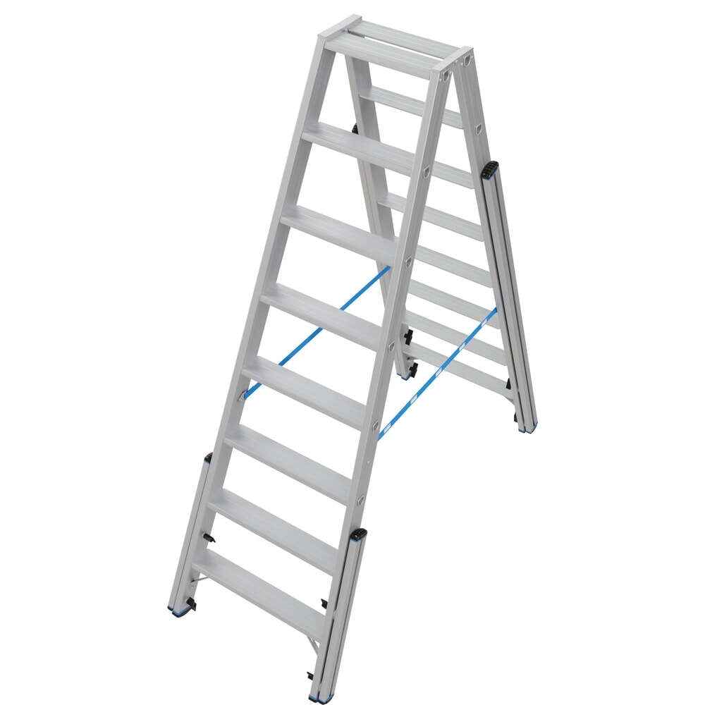 Zdjęcie produktu nr 17: Drabina teleskopowa KRAUSE® STABILO ze stopniami, dwustronna, 2 x 8 stopni
