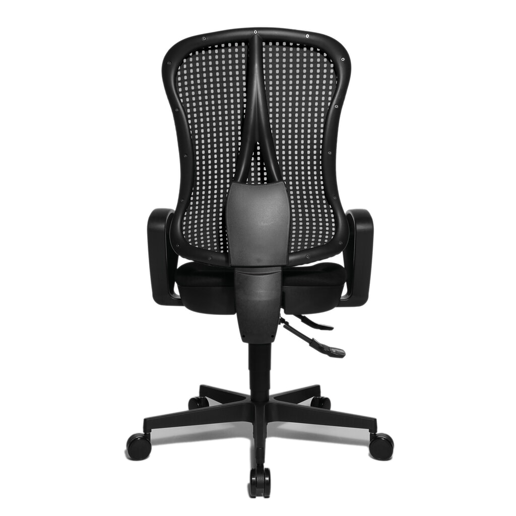 Krzesło biurowe obrotowe Topstar® Head Point SY, siedzisko z muldą, kolor czarny/czarny Zdjęcie produktu nr 6: Krzesło biurowe obrotowe Topstar® Head Point SY, siedzisko z muldą, kolor czarny/czarny