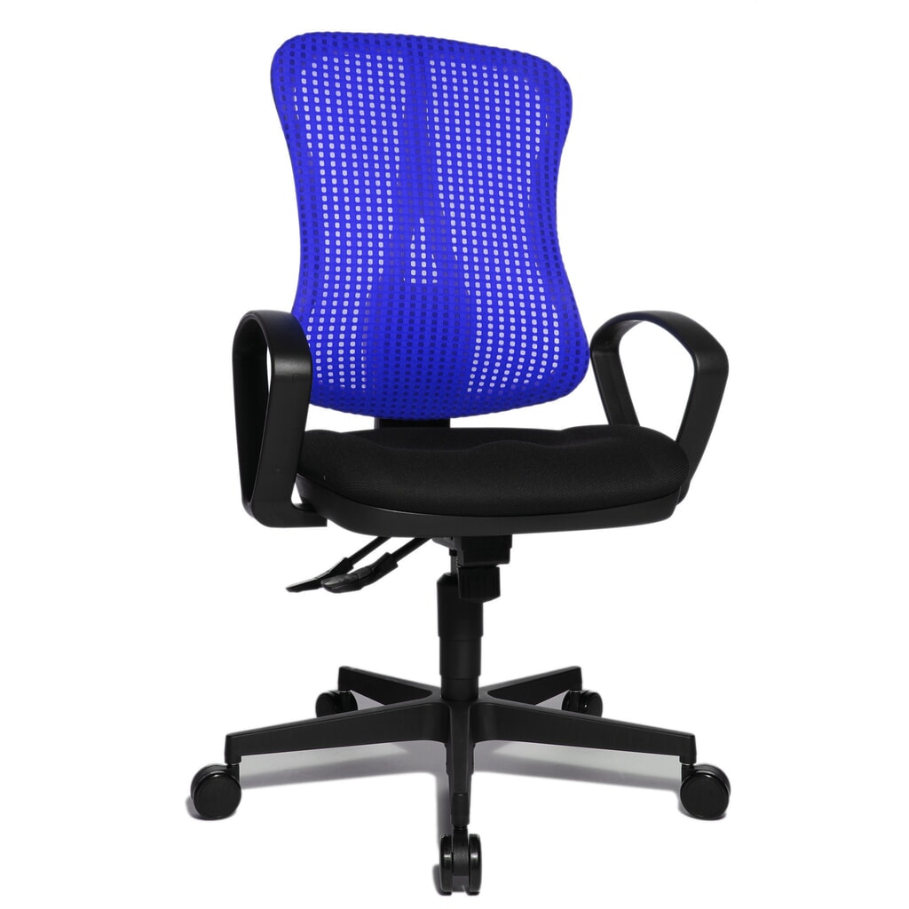 Krzesło biurowe obrotowe Topstar® Head Point SY, siedzisko z muldą, kolor ciemnoniebieski/czarny Zdjęcie produktu nr 2: Krzesło biurowe obrotowe Topstar® Head Point SY, siedzisko z muldą, kolor ciemnoniebieski/czarny