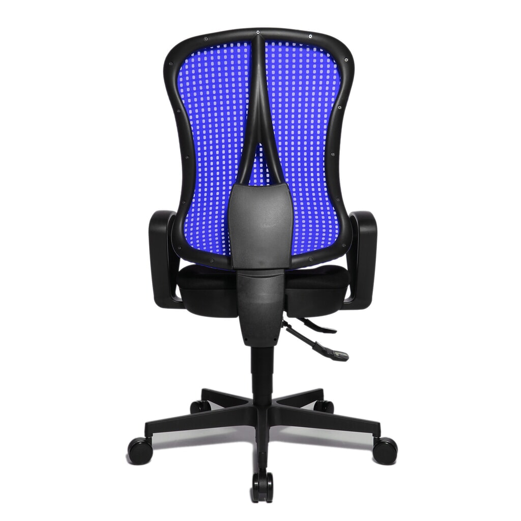 Krzesło biurowe obrotowe Topstar® Head Point SY, siedzisko z muldą, kolor ciemnoniebieski/czarny Zdjęcie produktu nr 6: Krzesło biurowe obrotowe Topstar® Head Point SY, siedzisko z muldą, kolor ciemnoniebieski/czarny