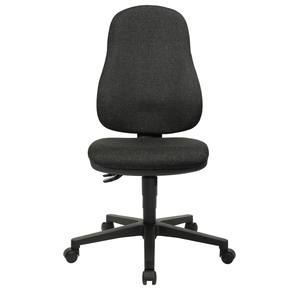 Krzesło biurowe obrotowe Topstar® Point 60, siedzisko z muldą, kolor szary antracytowy Zdjęcie produktu: Krzesło biurowe obrotowe Topstar® Point 60, siedzisko z muldą, kolor szary antracytowy