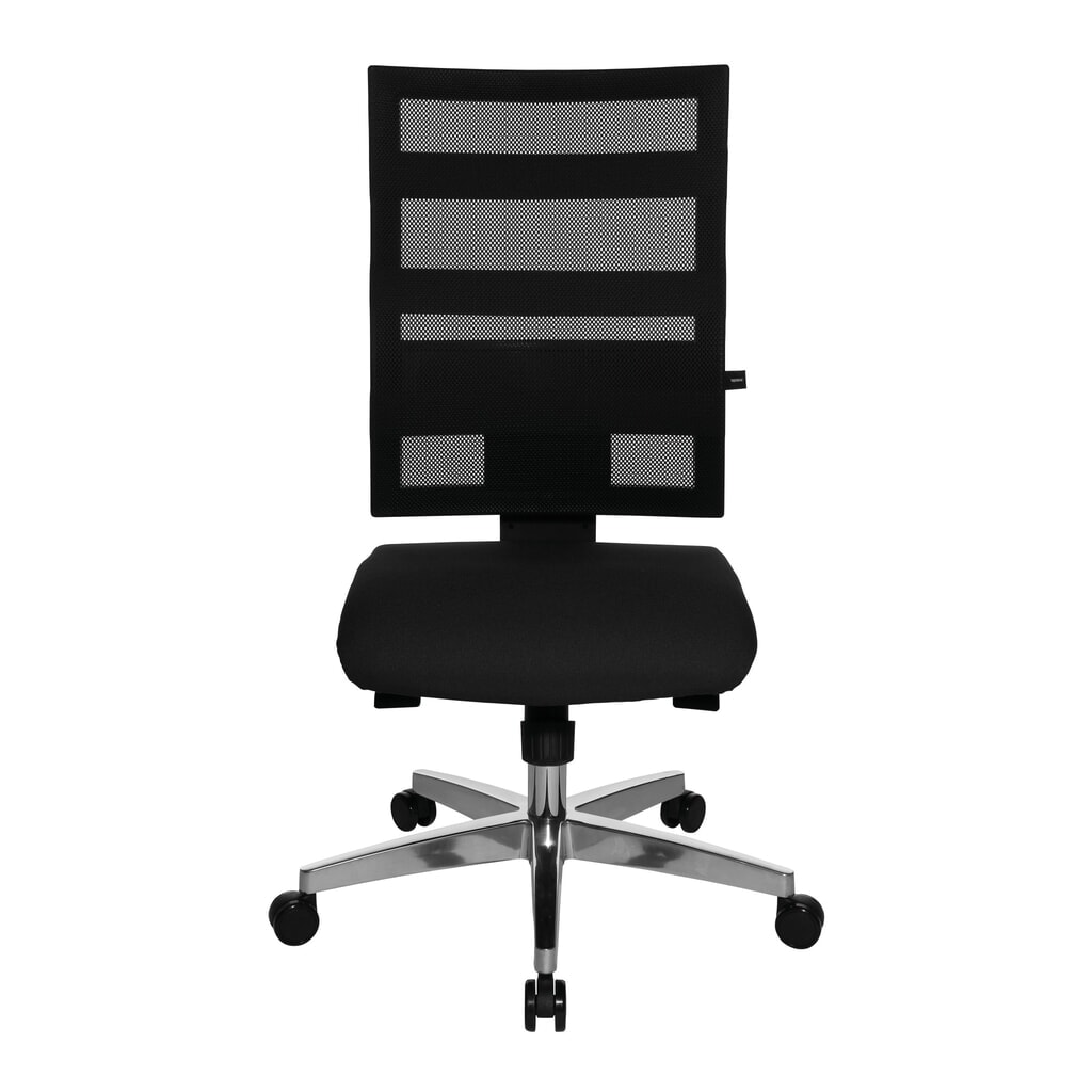 Zdjęcie produktu: Krzesło biurowe obrotowe Topstar® X-Pander, oparcie siatkowe, funkcja fitness, kolor czarny
