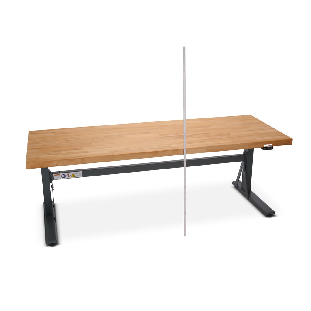Ława warsztatowa Steinbock® e-Adjust z funkcją elektrycznej regulacji wysokości, wys. x szer. x gł. 700–1170 x 2000 x 750 mm, udźwig 350 kg Zdjęcie produktu nr 11: Ława warsztatowa Steinbock® e-Adjust z funkcją elektrycznej regulacji wysokości, wys. x szer. x gł. 700–1170 x 2000 x 750 mm, udźwig 350 kg