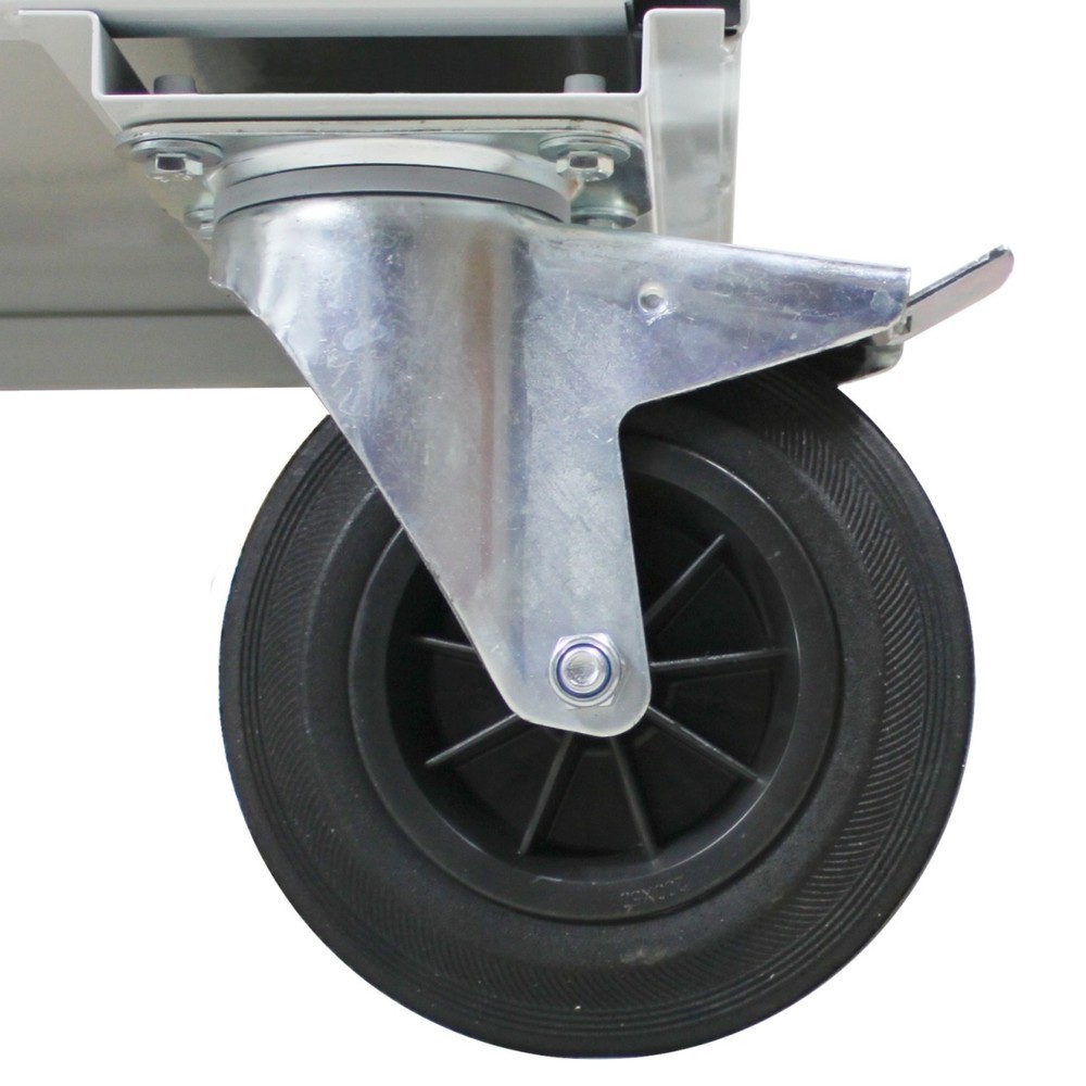 Zdjęcie produktu nr 7: Mobilna ława warsztatowa Steinbock® Motion, 2 x drzwi, udźwig 500 kg, wys. x szer. x gł. 827 x 1300 x 600 mm, RAL 7035/5012