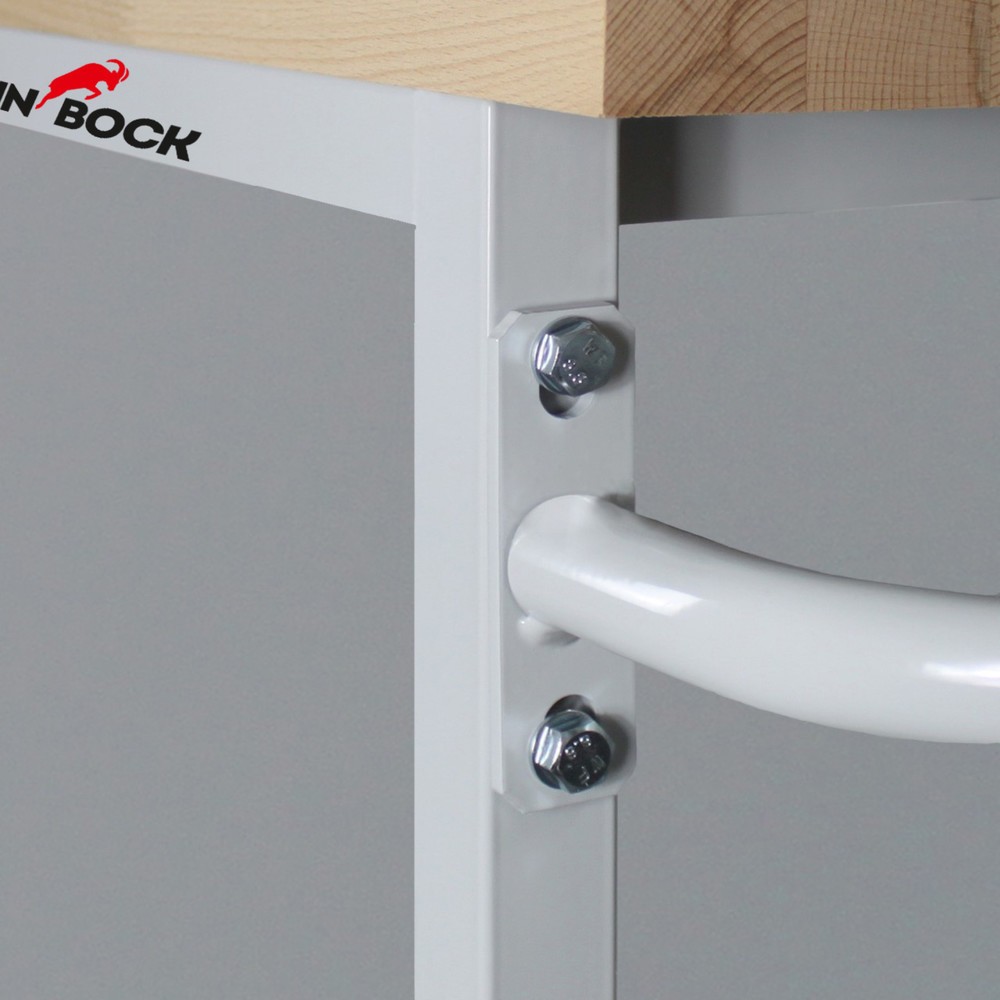 Zdjęcie produktu nr 6: Mobilna ława warsztatowa Steinbock® Motion, 3 x szuflada, udźwig 500 kg, wys. x szer. x gł. 827 x 1300 x 600 mm, RAL 7035/7016