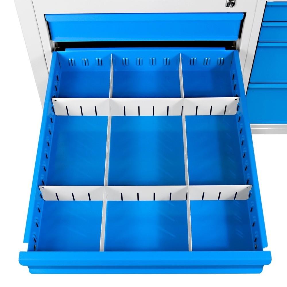 Zdjęcie produktu nr 4: Ława warsztatowa Steinbock® Premium, 8 x szuflada, udźwig 300 kg, wys. x szer. x gł. 840 x 1200 x 600 mm, RAL 7035/5012