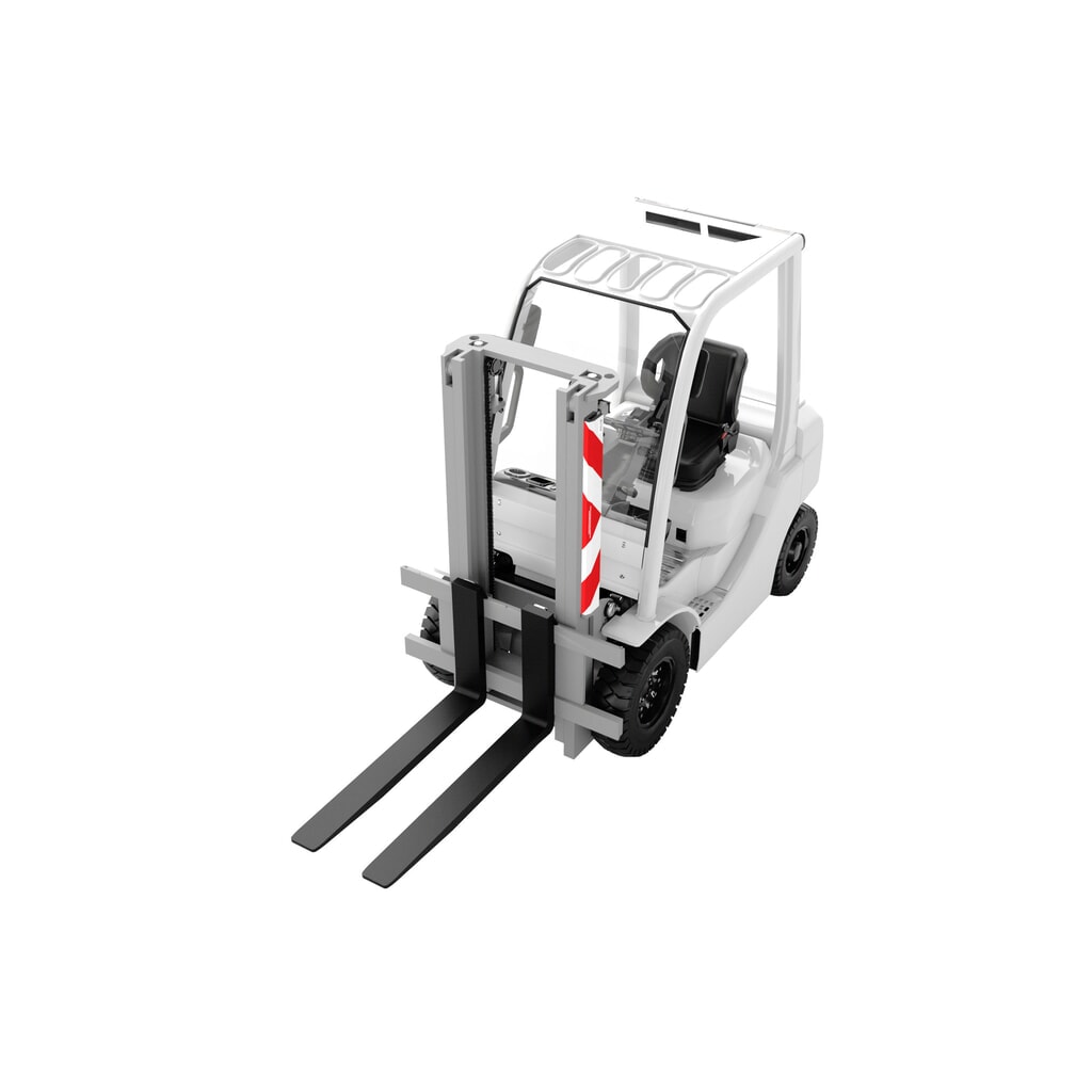Zdjęcie produktu nr 8: Listwa ostrzegawcza VETTER z magnesami, wys. x szer. x gł. 80 x 800 x 40 mm