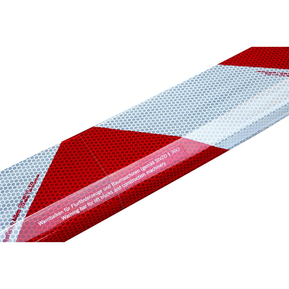 Zdjęcie produktu nr 2: Listwa ostrzegawcza VETTER z magnesami, wys. x szer. x gł. 80 x 800 x 40 mm