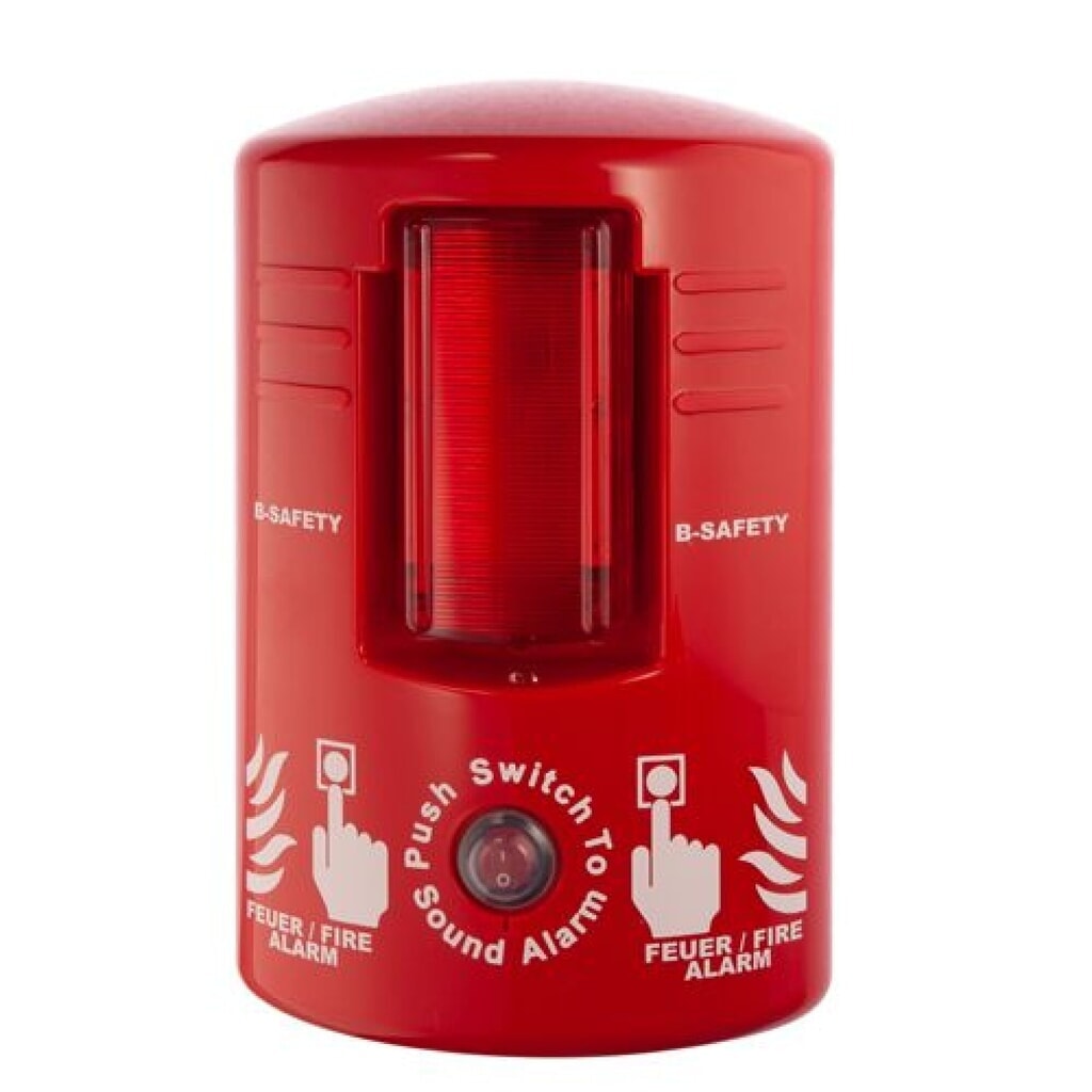 Zdjęcie produktu: B-Safety Lokalna czujka pożarowa TOP-ALARM, z syreną oraz migającym światłem