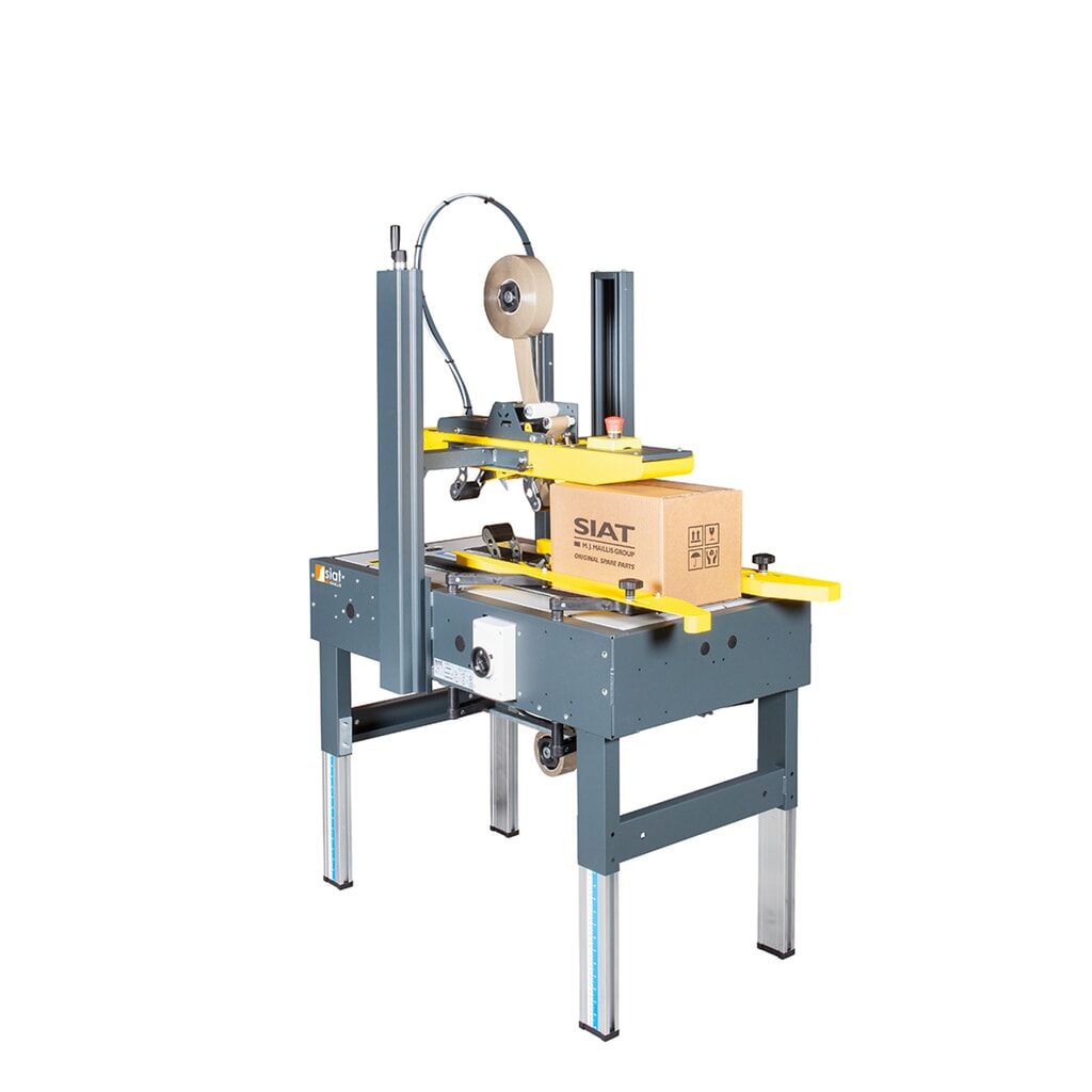SIAT maszyna do zamykania kartonów Basic, wysokość robocza 485–825 mm Zdjęcie produktu nr 3: SIAT maszyna do zamykania kartonów Basic, wysokość robocza 485–825 mm