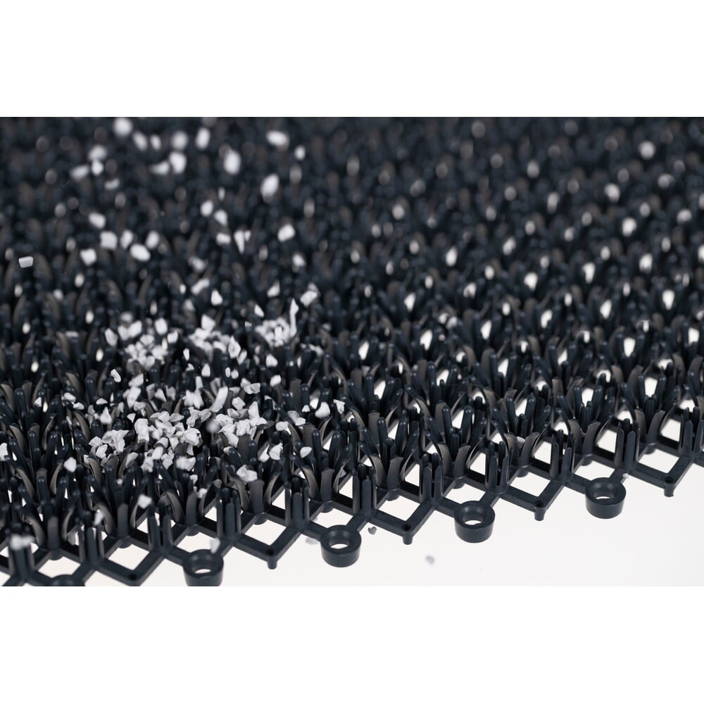 Zdjęcie produktu nr 2: Mata podłogowa do zgrubnych zabrudzeń, PE, szerokość x głębokość 570 × 860 mm, kolor ciemnoszary