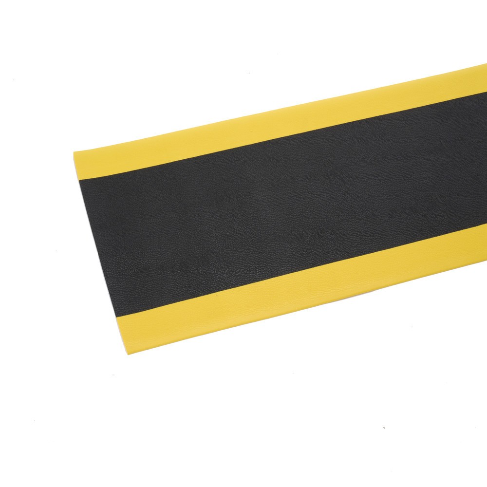 Zdjęcie produktu nr 6: Mata przeciwzmęczeniowa HEMMDAL ErgoSoft Classic, teksturowana, 1-warstwowa, szer. x dł. 600 x 1200 mm, kolor czarny/żółty