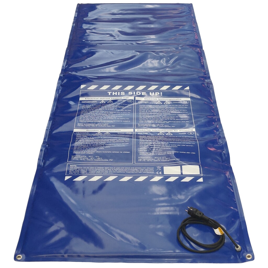 Mata rozmrażająca Kuhlmann, dł. x szer. 3000 x 1000 mm, 230 V, 1050 W, z wtyczką Schuko Zdjęcie produktu: Mata rozmrażająca Kuhlmann, dł. x szer. 3000 x 1000 mm, 230 V, 1050 W, z wtyczką Schuko