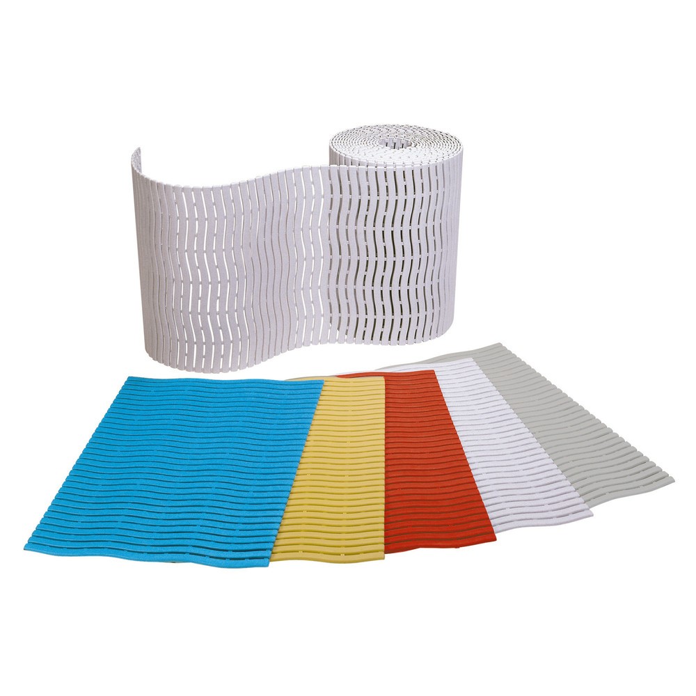 Zdjęcie produktu nr 2: Mata siatkowa Yoga Soft Step, PE, przycięcie na metr bieżący, szer. × gł. 600 x 1000 mm, kolor szary