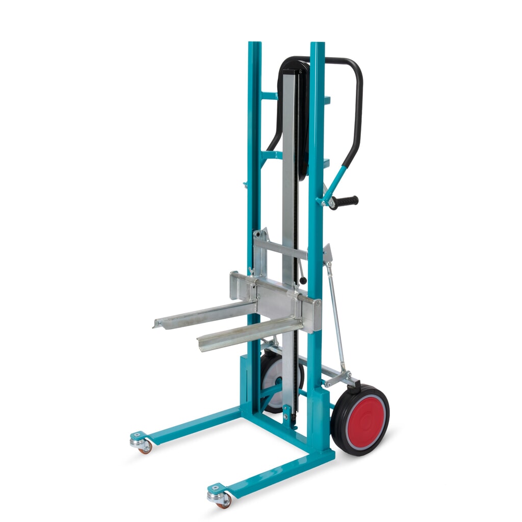 Podnośnik materiałowy Ameise®, z zębami wideł, udźwig 250 kg, ogumienie z pełnej gumy Zdjęcie produktu nr 2: Podnośnik materiałowy Ameise®, z zębami wideł, udźwig 250 kg, ogumienie z pełnej gumy