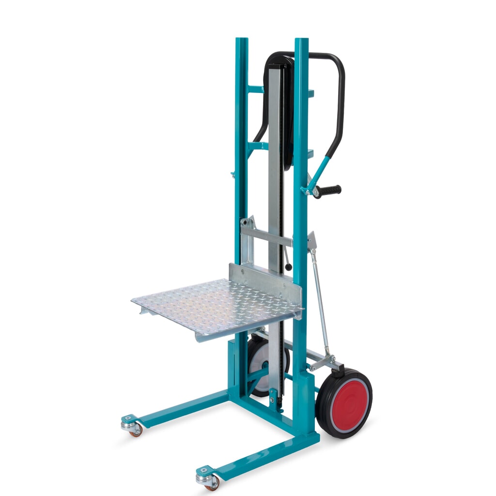 Podnośnik materiałowy Ameise®, z zębami wideł, udźwig 250 kg, ogumienie z pełnej gumy Zdjęcie produktu nr 3: Podnośnik materiałowy Ameise®, z zębami wideł, udźwig 250 kg, ogumienie z pełnej gumy