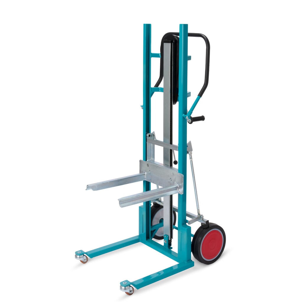 Podnośnik materiałowy Ameise®, z zębami wideł, udźwig 250 kg, ogumienie z pełnej gumy Zdjęcie produktu: Podnośnik materiałowy Ameise®, z zębami wideł, udźwig 250 kg, ogumienie z pełnej gumy