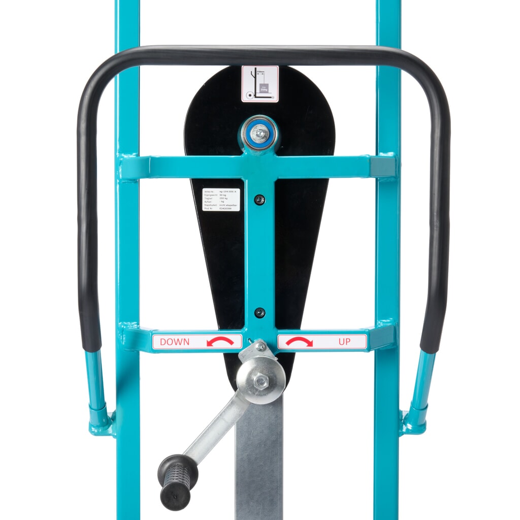 Zdjęcie produktu nr 12: Podnośnik materiałowy Ameise® z zębami wideł, udźwig 250 kg, ogumienie TPE