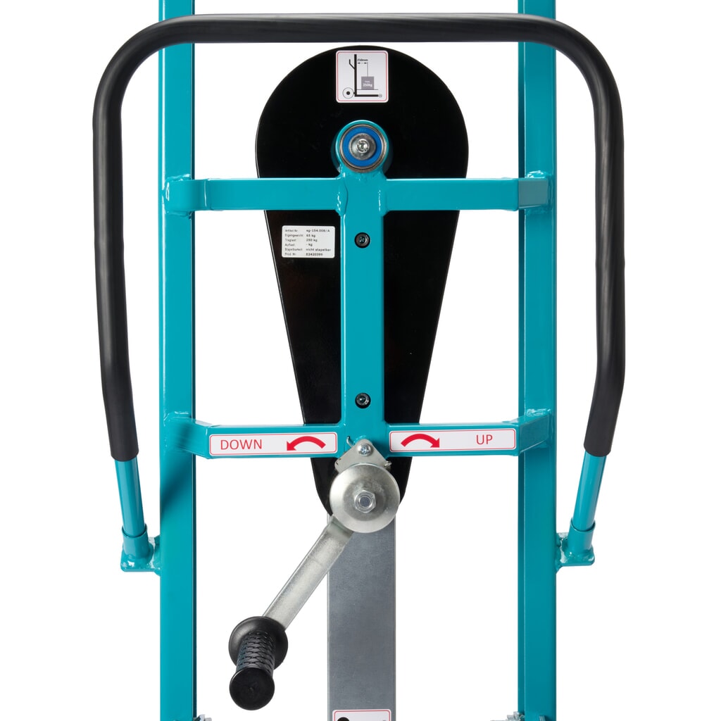 Podnośnik materiałowy Ameise®, z zębami wideł, udźwig 250 kg, ogumienie z pełnej gumy Zdjęcie produktu nr 7: Podnośnik materiałowy Ameise®, z zębami wideł, udźwig 250 kg, ogumienie z pełnej gumy