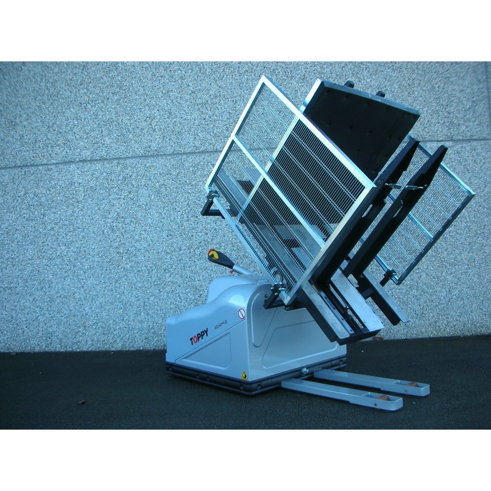 Zdjęcie produktu nr 2: Mobilna obrotnica palet, otwarta 600 - 1 800 mm, udźwig 1 500 kg
