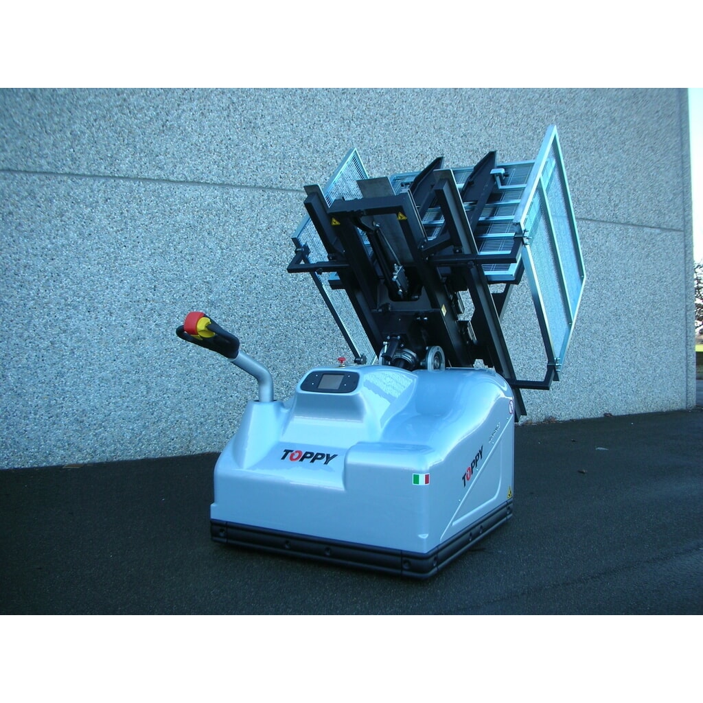 Mobilna obrotnica palet, otwarta 600 - 1 800 mm, udźwig 1 500 kg Zdjęcie produktu nr 5: Mobilna obrotnica palet, otwarta 600 - 1 800 mm, udźwig 1 500 kg
