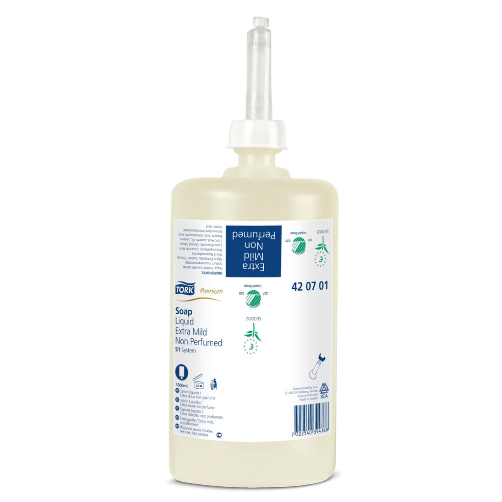 Zdjęcie produktu: TORK® EXTRA MILLD mydło w płynie, dozownik