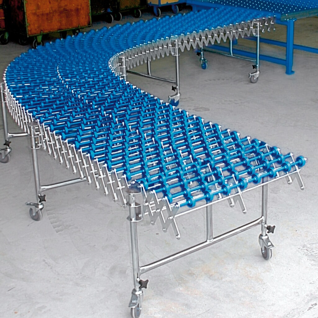 Zdjęcie produktu nr 3: Nożycowy przenośnik krążkowy, długość 2,8 - 9,6 m, szerokość 600 mm