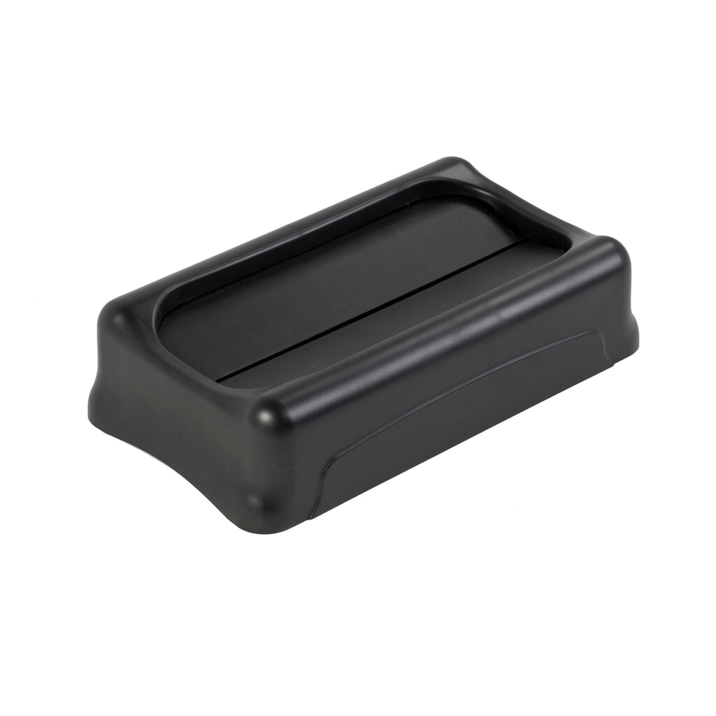 Odchylana pokrywa do produktu Rubbermaid Slim Jim®, kolor czarny Zdjęcie produktu: Odchylana pokrywa do produktu Rubbermaid Slim Jim®, kolor czarny