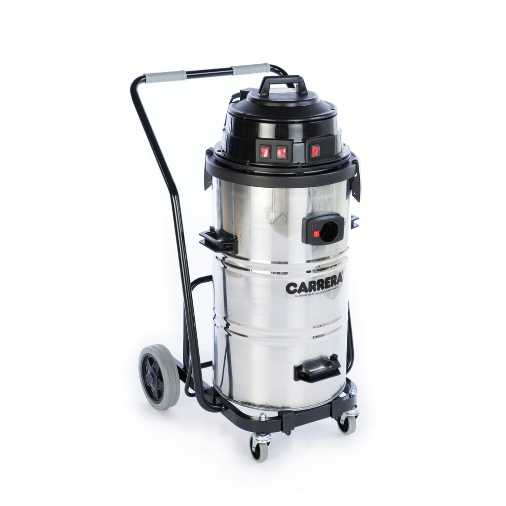 Odkurzacz przemysłowy CARRERA® 90.03 K, przechylane podwozie, do odkurzania na mokro i na sucho, 3 240 W, 77 l Zdjęcie produktu: Odkurzacz przemysłowy CARRERA® 90.03 K, przechylane podwozie, do odkurzania na mokro i na sucho, 3 240 W, 77 l