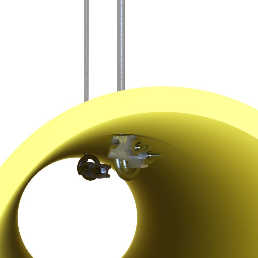 Zdjęcie produktu nr 9: Ogranicznik wysokości „Papa”, wiszący, Ø 140 mm, długość 2000 mm
